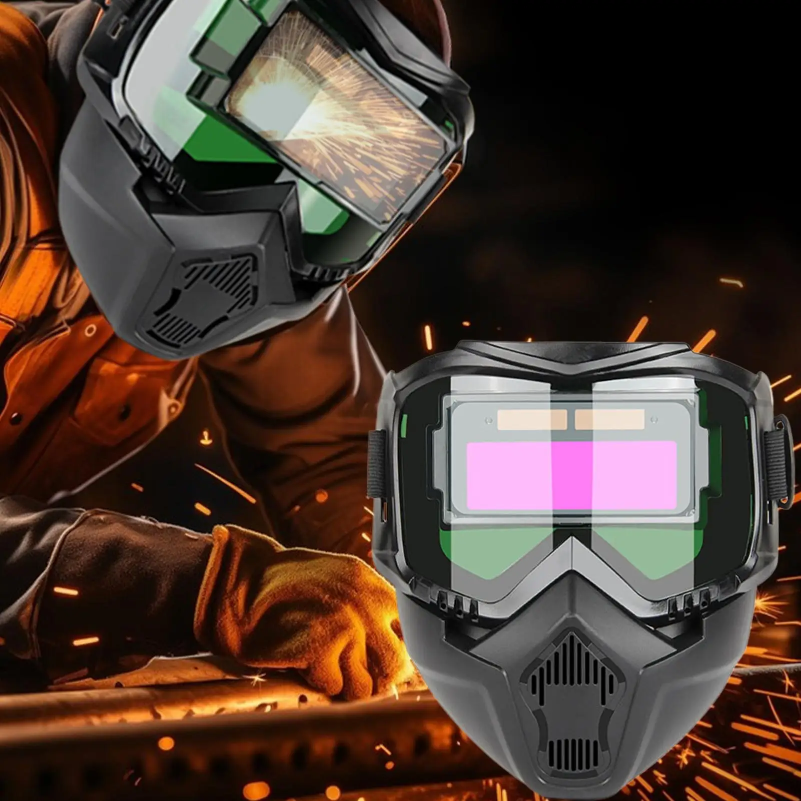 قناع للحام الإلكتروني الذكي